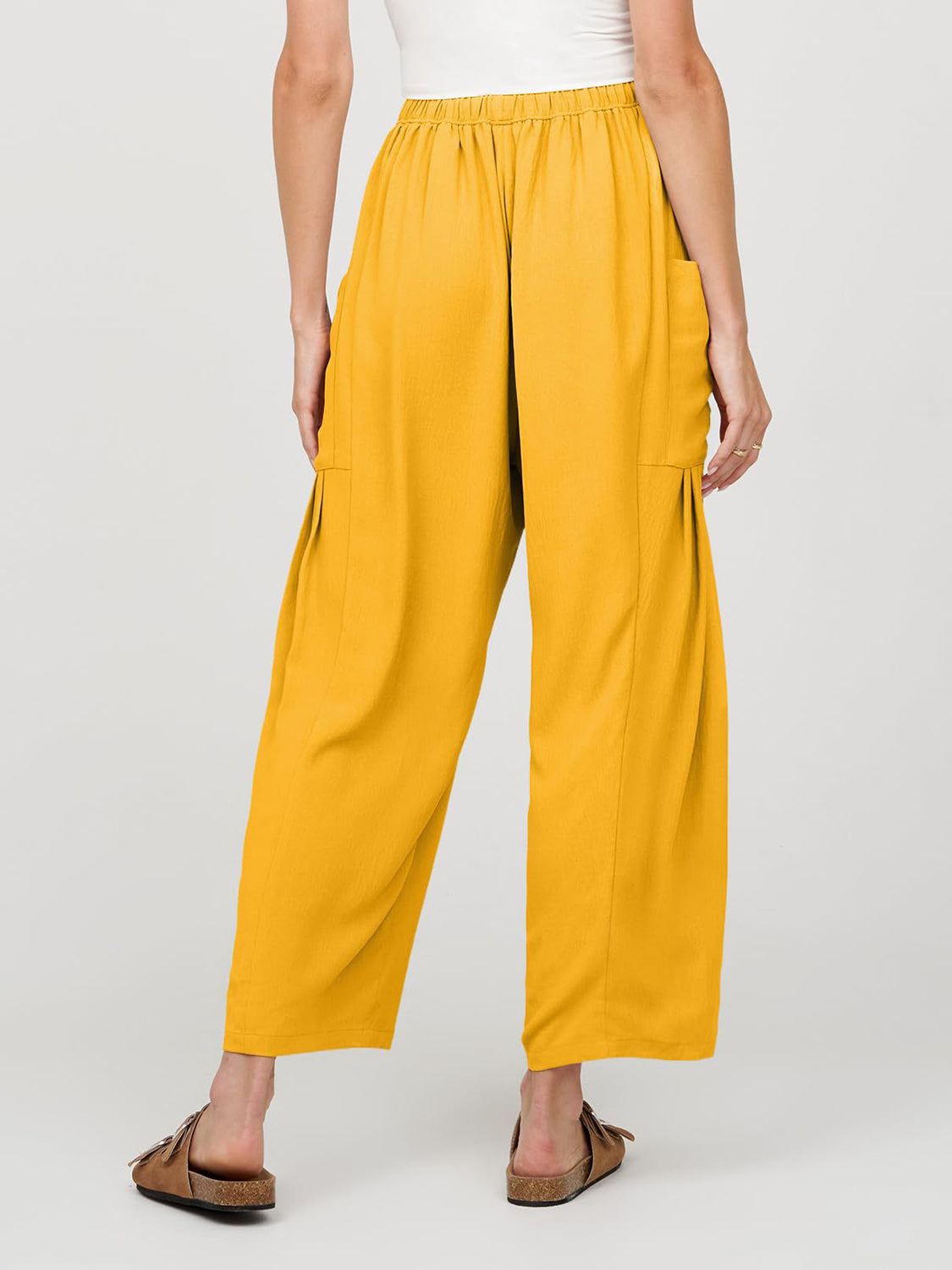 Full Size Wide Leg Pants with Pockets - The Daily Makeover