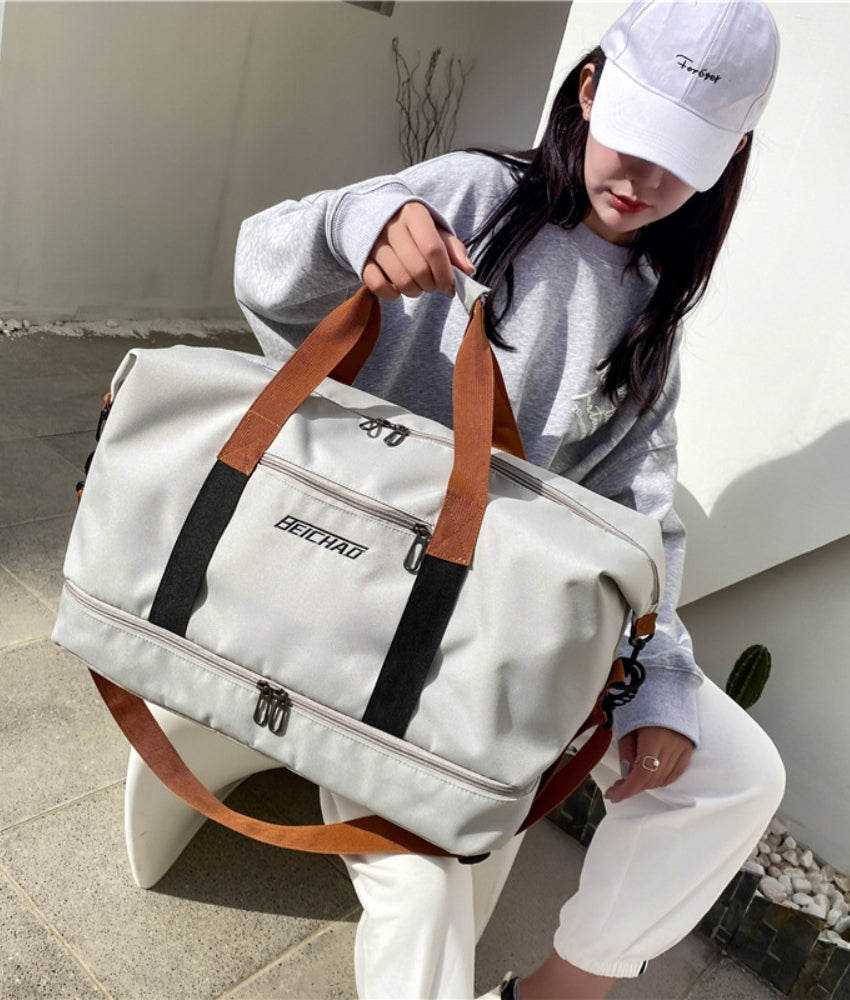 Oxford Cloth Oversize Travel Bag - The Daily Makeover