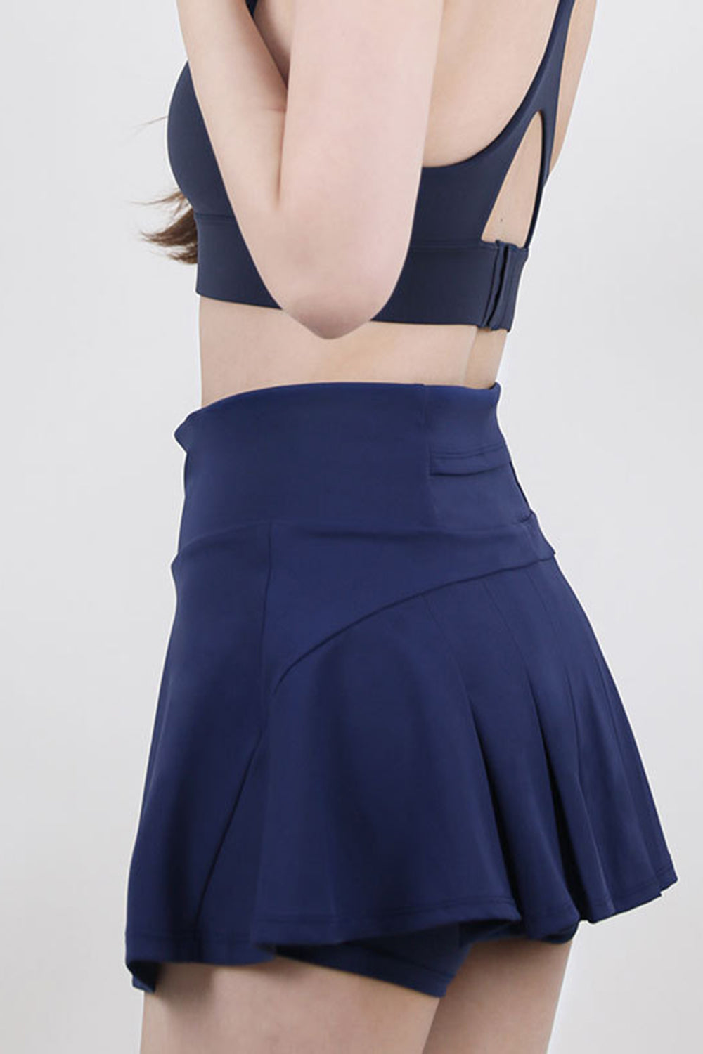 High Waist Pleated Active Skirt - The Daily Makeover