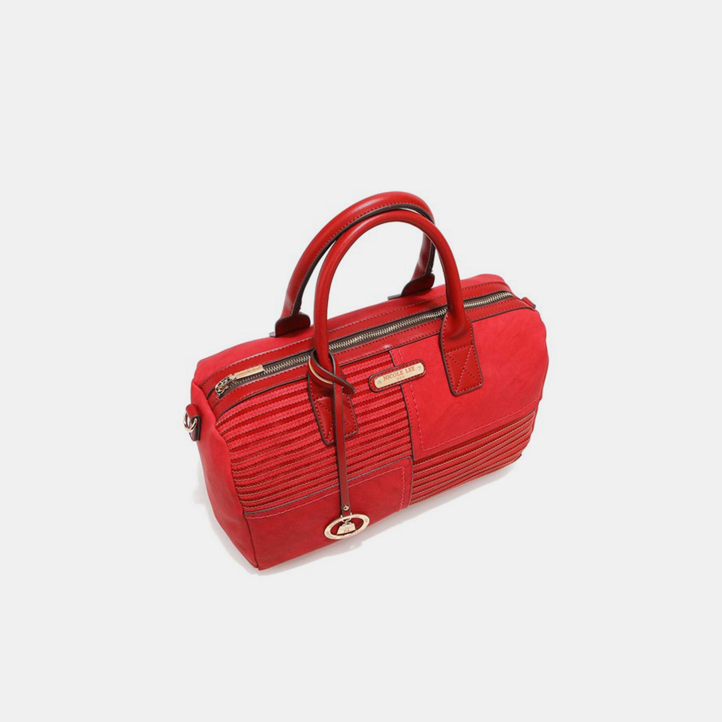 Nicole Lee USA Scallop Stitched Boston Bag - The Daily Makeover