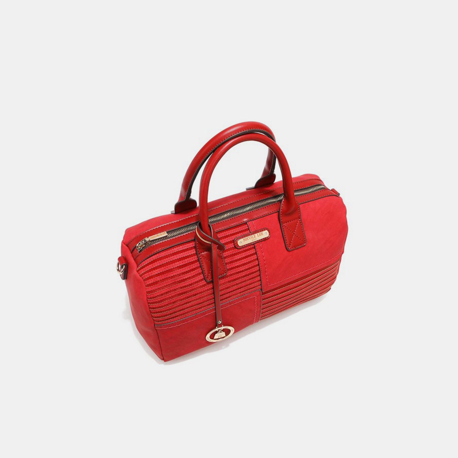 Nicole Lee USA Scallop Stitched Boston Bag - The Daily Makeover