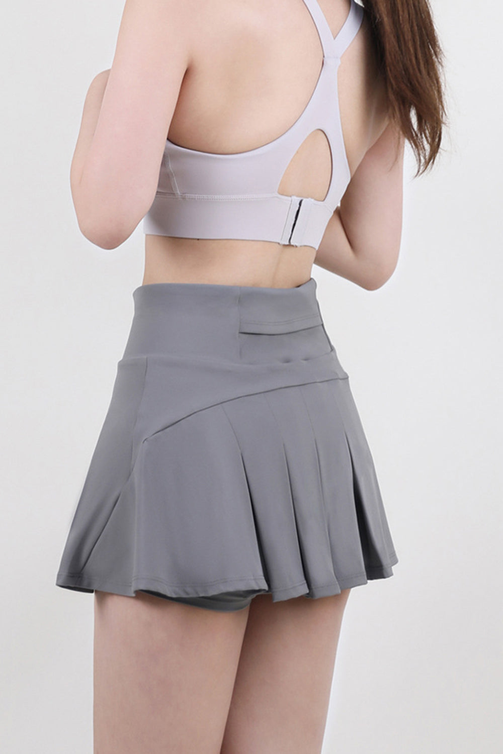 High Waist Pleated Active Skirt - The Daily Makeover