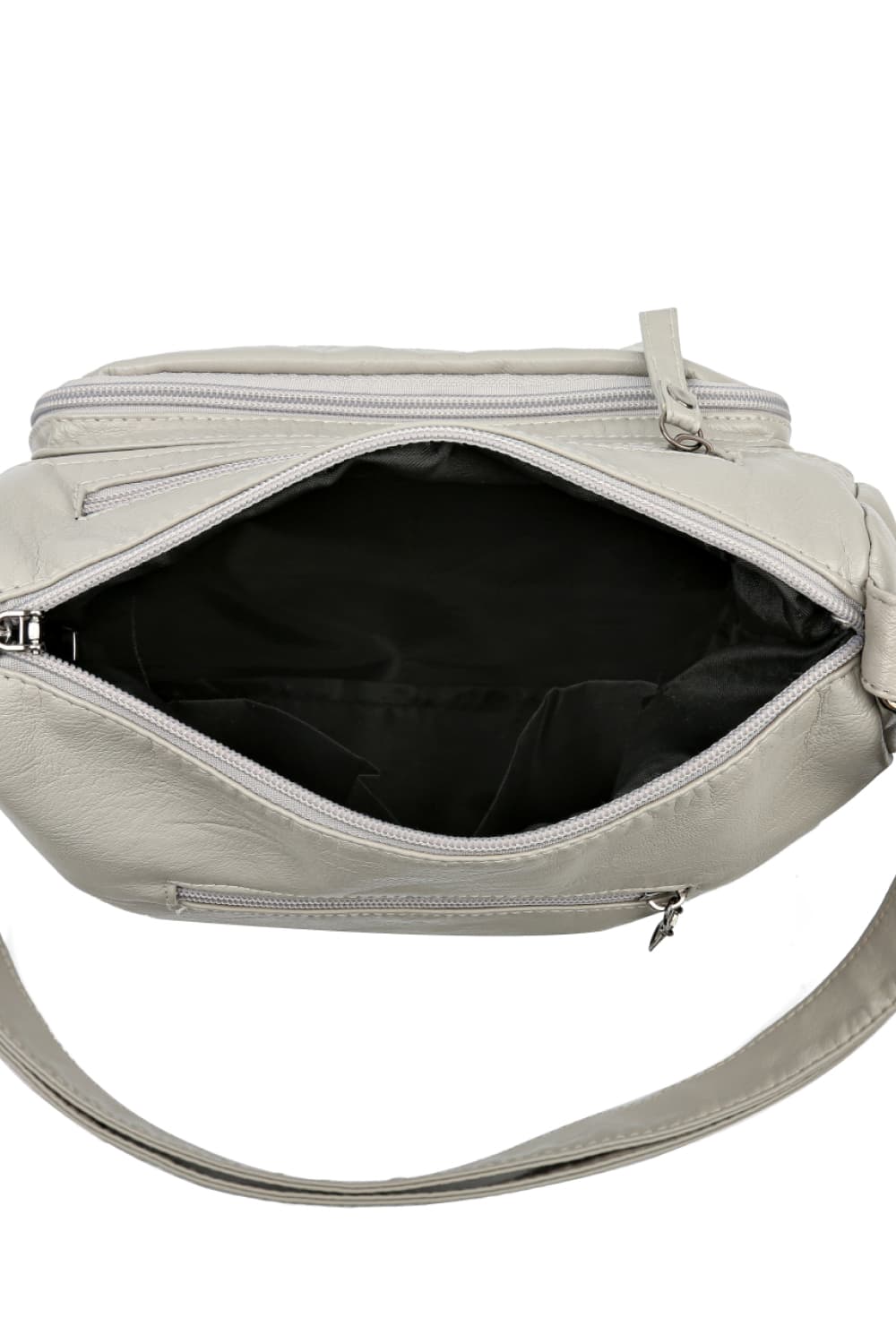 Multi-Pocket PU Leather Crossbody Bag - The Daily Makeover