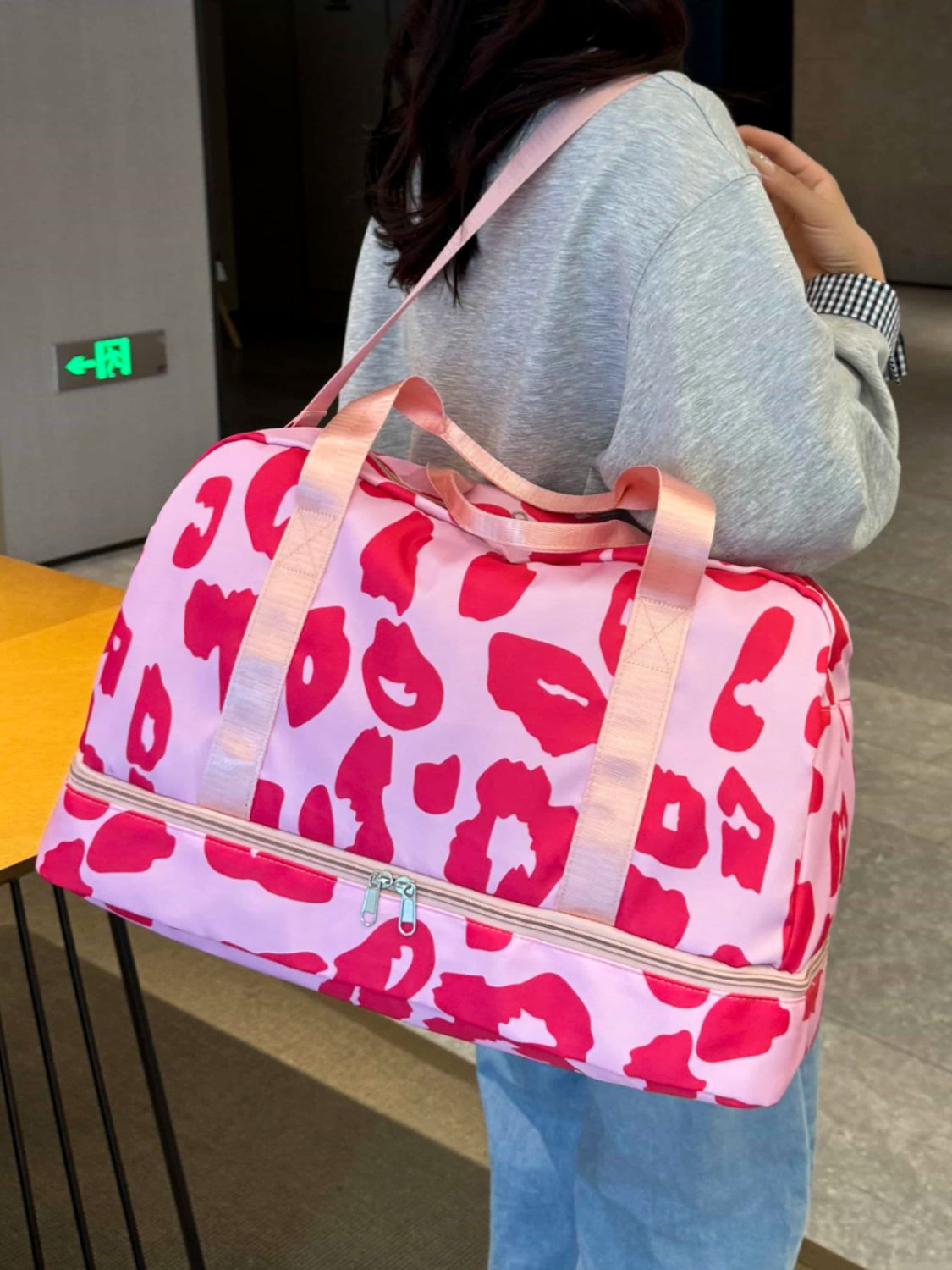 Oxford Cloth Leopard Travel Bag - The Daily Makeover