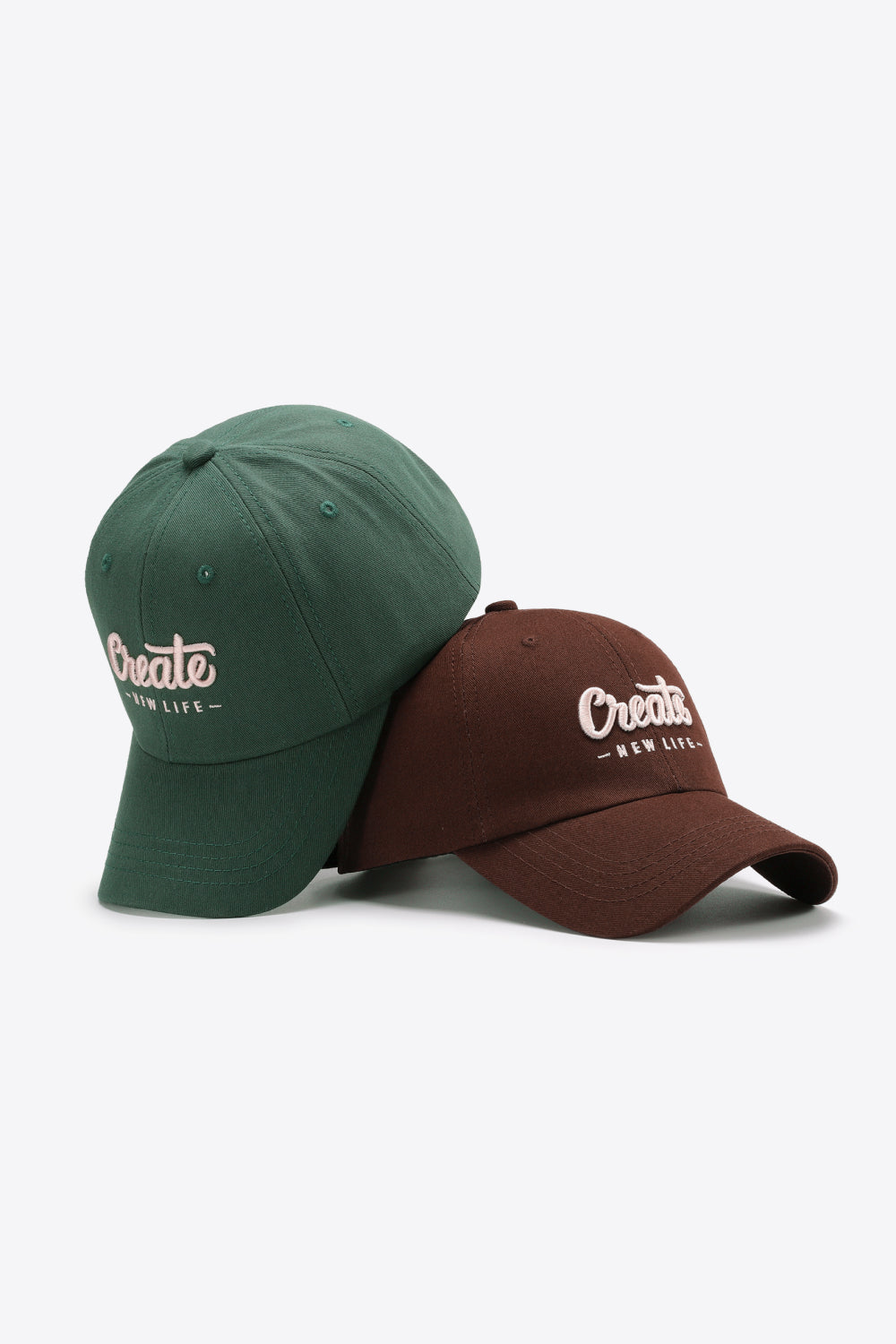 CREATE NEW LIFE Adjustable Cotton Baseball Cap - The Daily Makeover