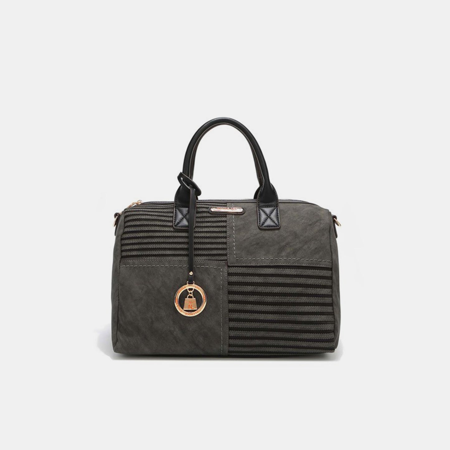 Nicole Lee USA Scallop Stitched Boston Bag - The Daily Makeover
