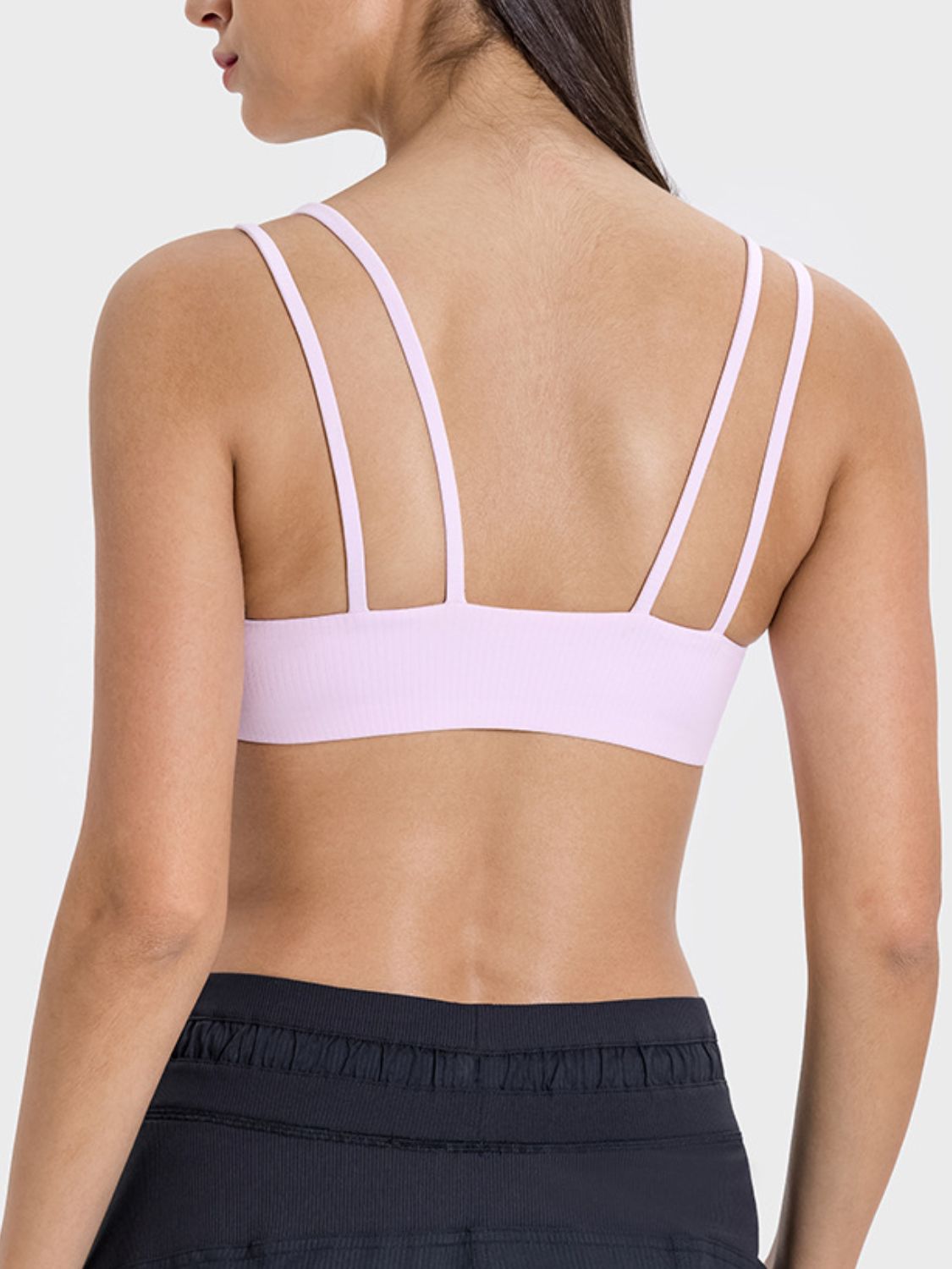 Scoop Neck Double Strap Active Cami - The Daily Makeover