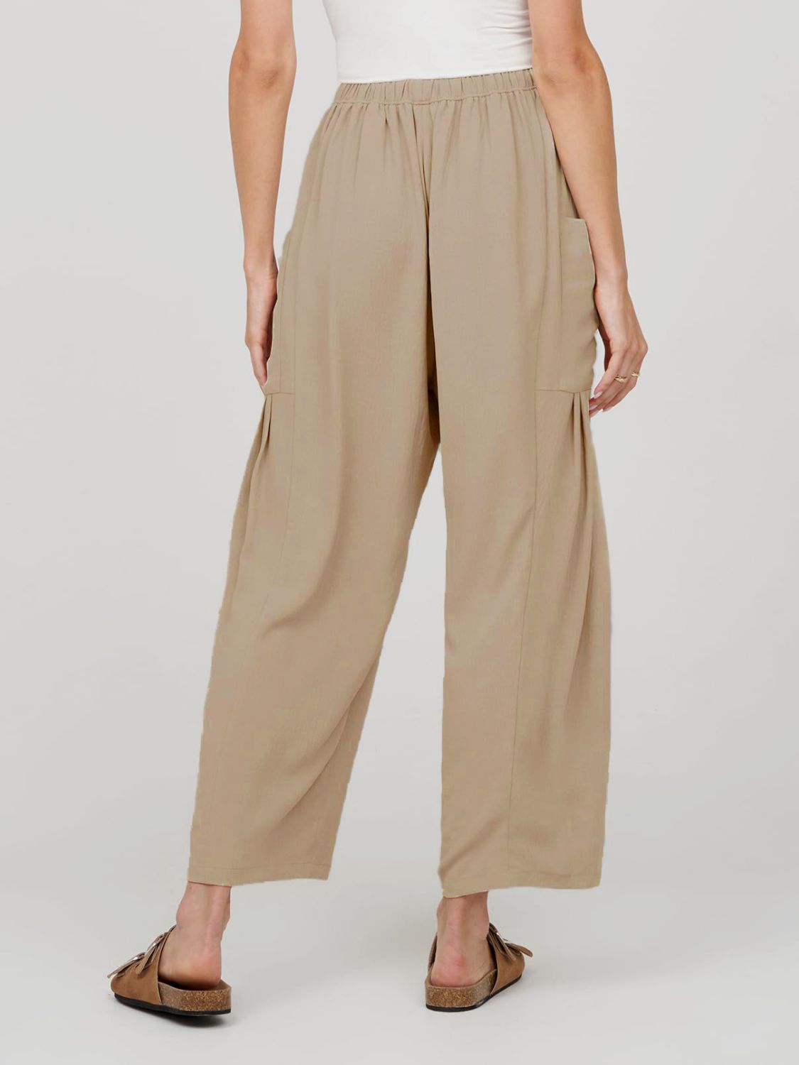 Full Size Wide Leg Pants with Pockets - The Daily Makeover