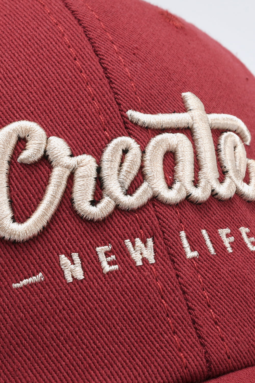 CREATE NEW LIFE Adjustable Cotton Baseball Cap - The Daily Makeover