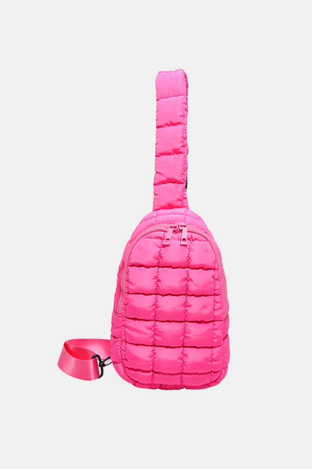 Quilted Nylon Crossbody Bag - The Daily Makeover