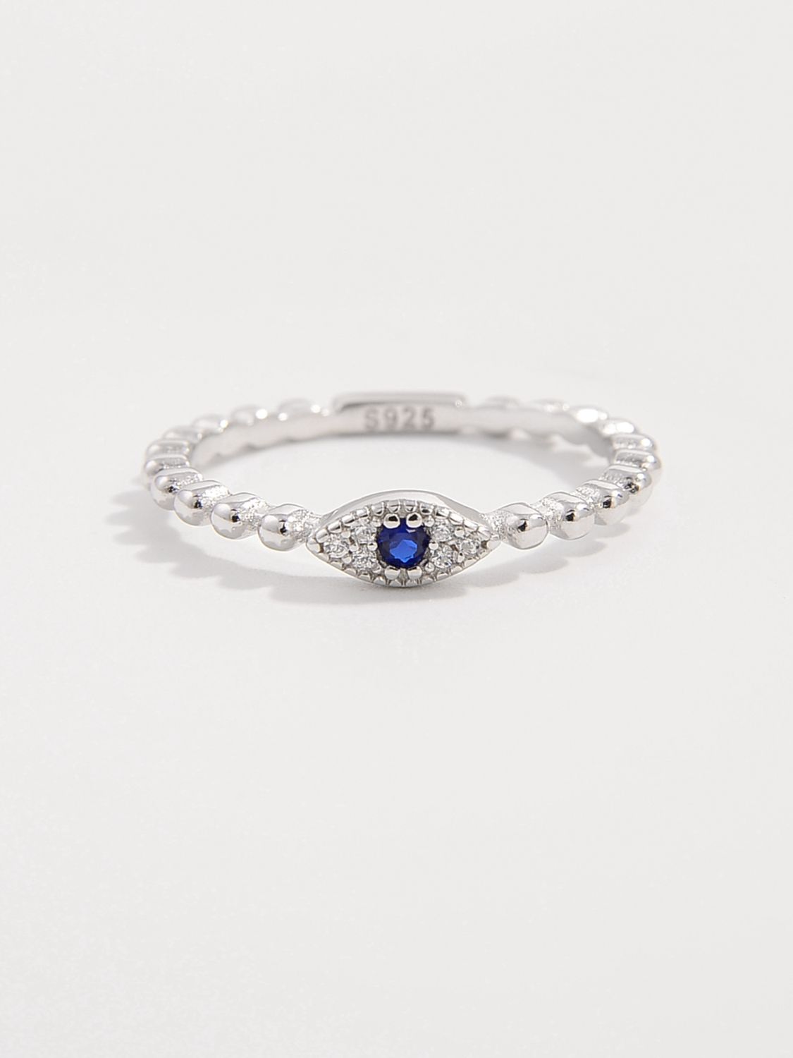 925 Sterling Silver Inlaid Zircon Ring - The Daily Makeover