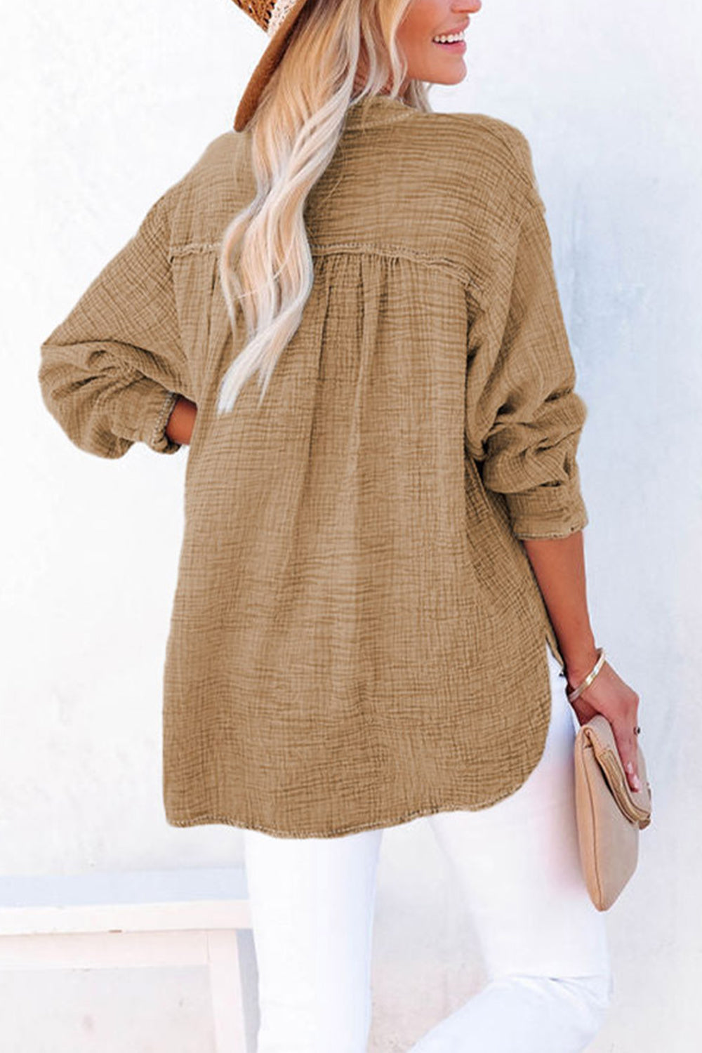 Big Sur Long Sleeve Blouse - The Daily Makeover