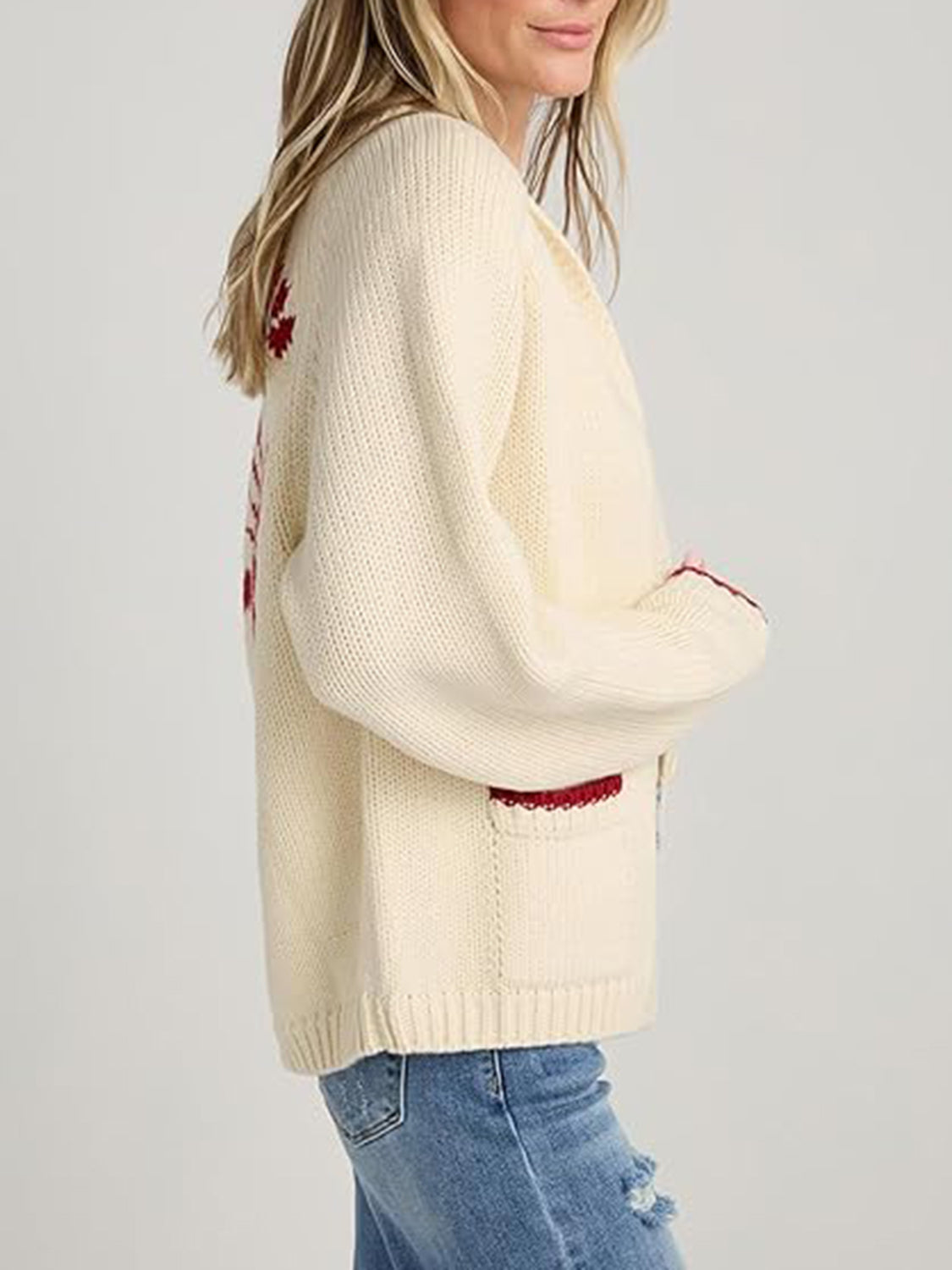 Lobster Button Up Long Sleeve Cardigan - The Daily Makeover