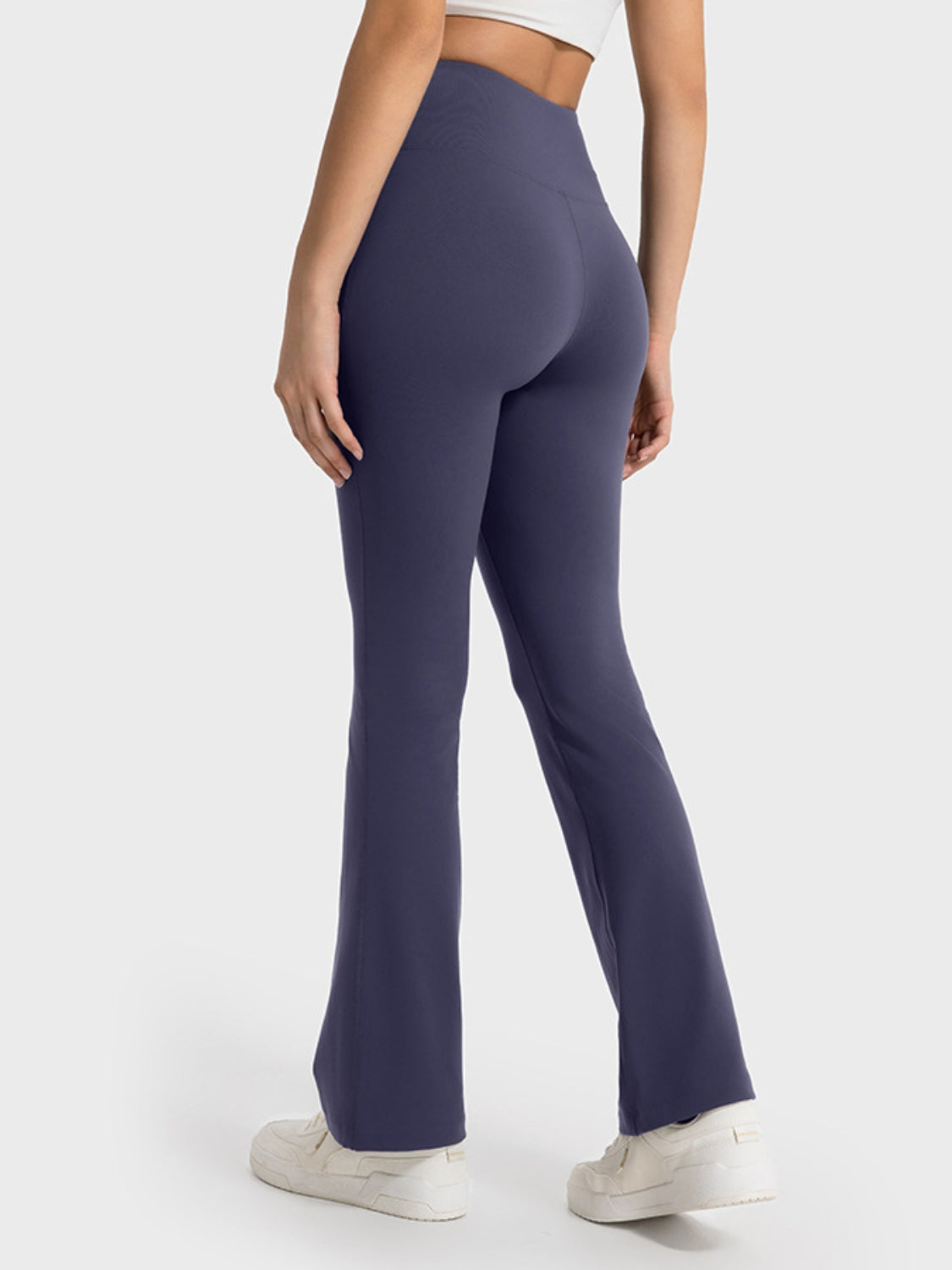 Millennia Wide Waistband Bootcut Sport Pants - The Daily Makeover