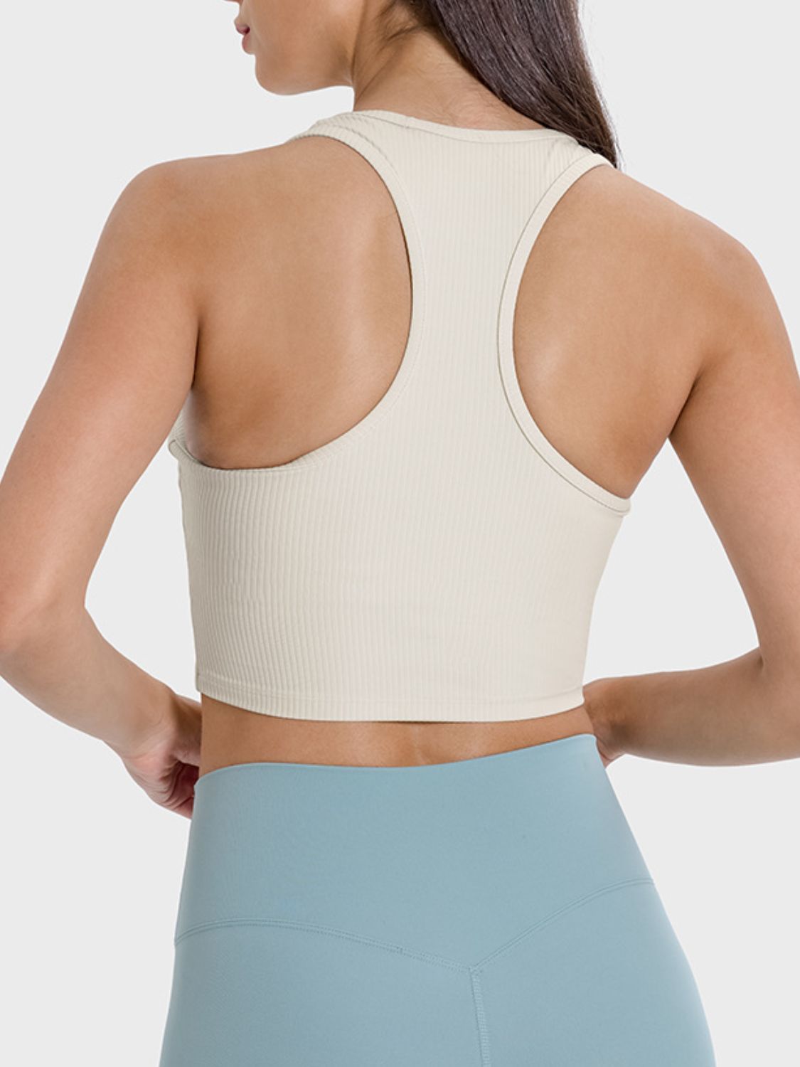 Scoop Neck Wide Strap Active Tank - The Daily Makeover