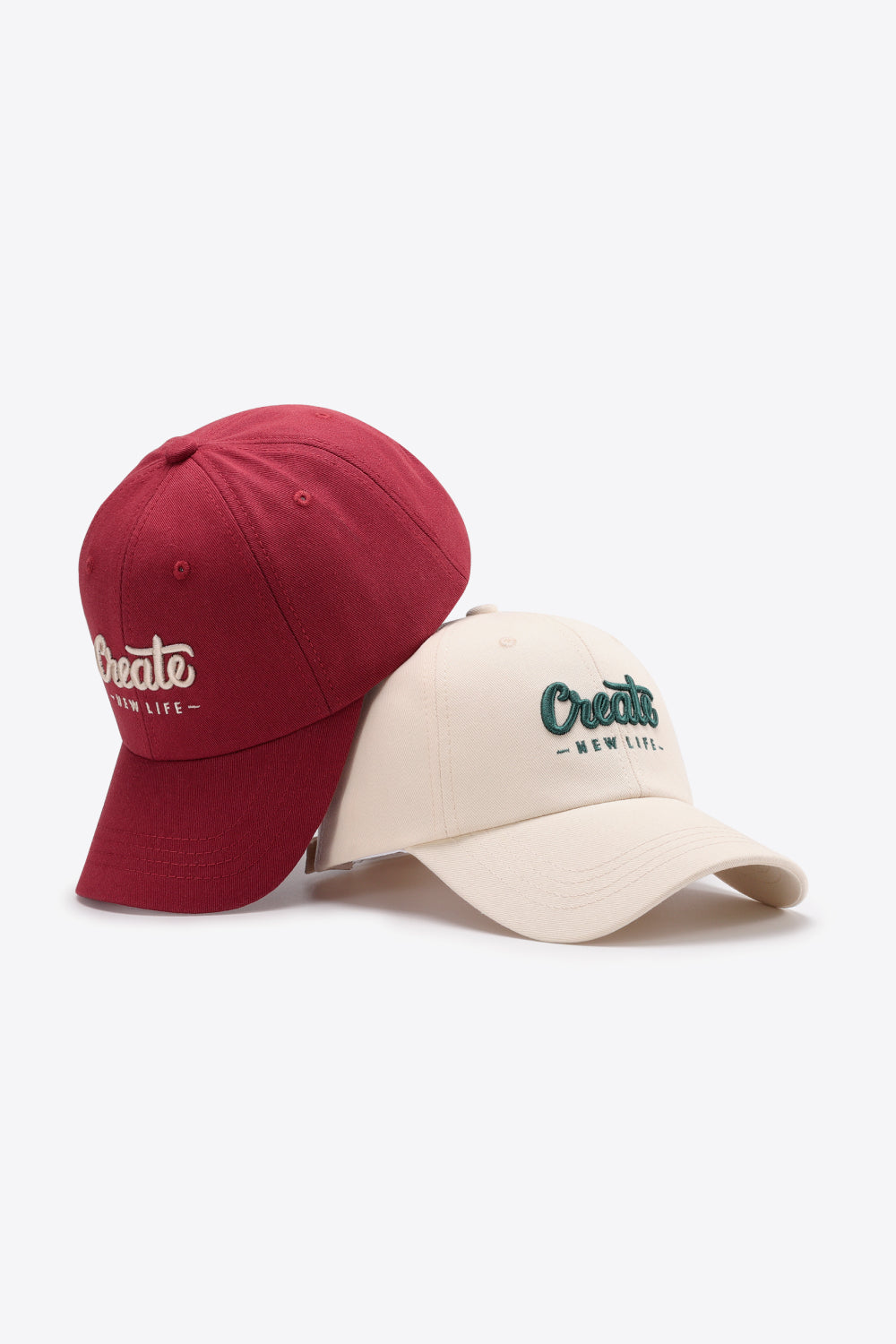 CREATE NEW LIFE Adjustable Cotton Baseball Cap - The Daily Makeover