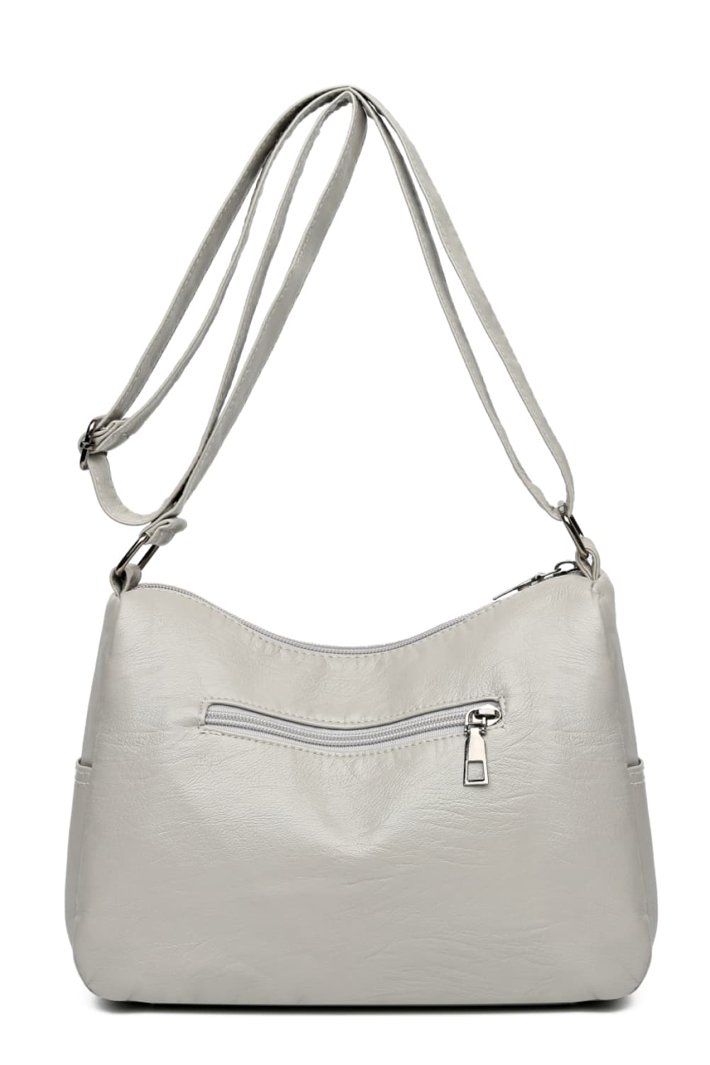 Multi-Pocket PU Leather Crossbody Bag - The Daily Makeover