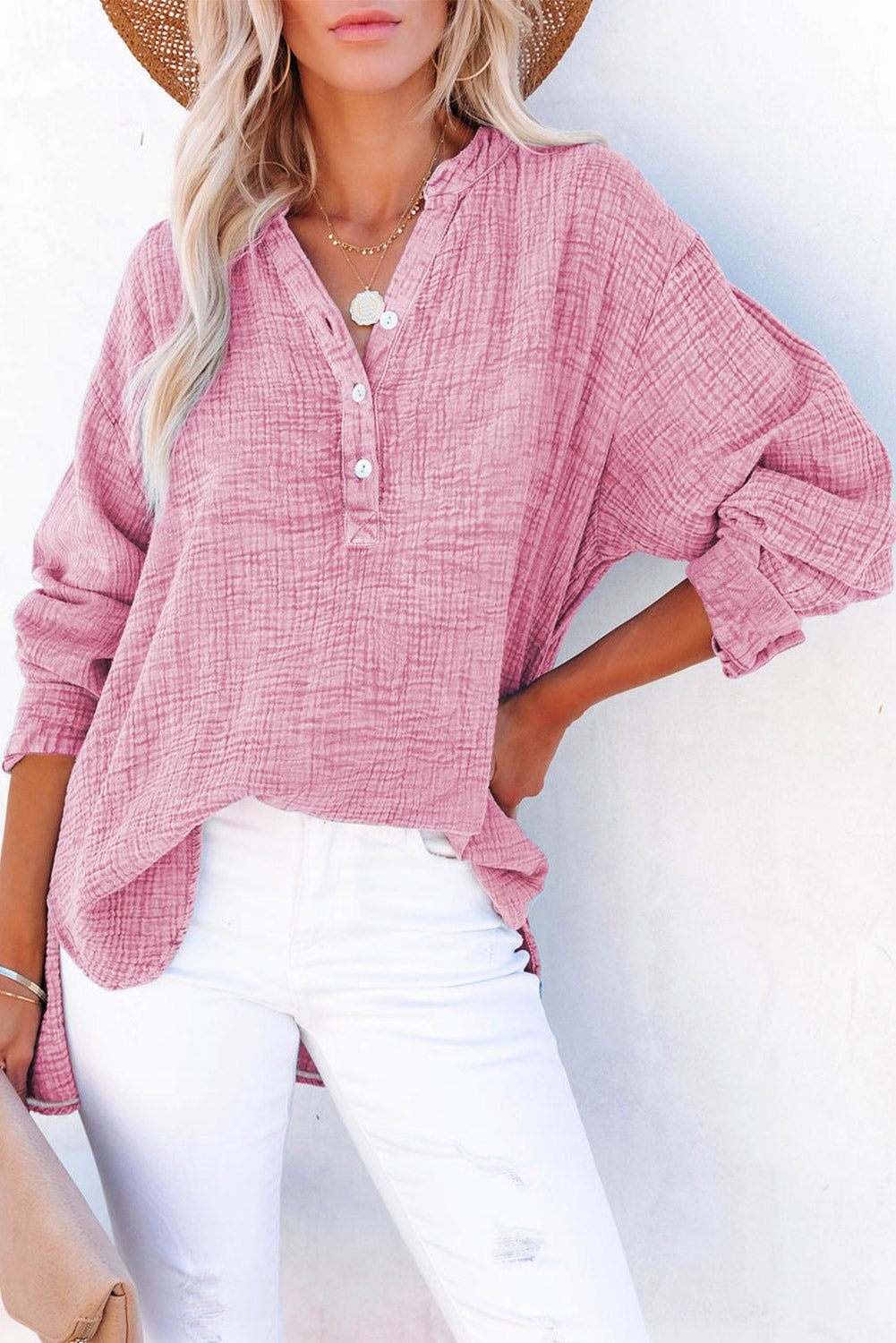 Big Sur Long Sleeve Blouse - The Daily Makeover
