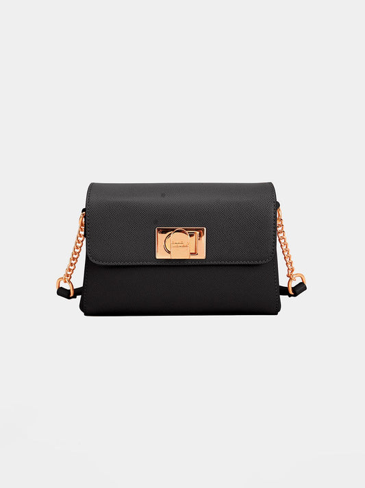 David Jones PU Leather Crossbody Bag - The Daily Makeover